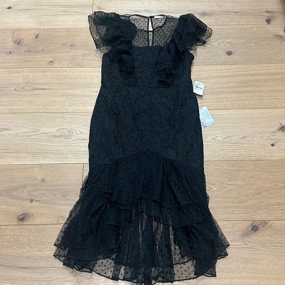 COOPER ST
Rosie Lace Ruffle Dress - Black womens size 12 NWT Nordstrom - Picture 2 of 11